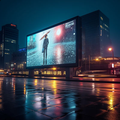Affichage LED étanche à l'eau extérieur P8 flexible