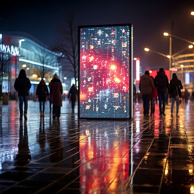 Affichage LED extérieur P3.91 sur mesure Affichage LED résistant aux intempéries