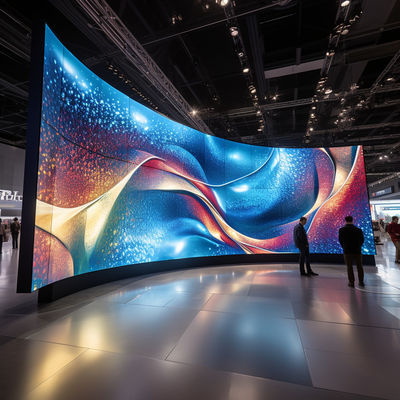 Panneau LED haute résolution flexible P4 extérieur