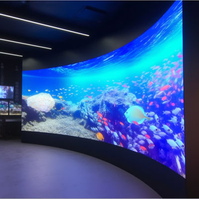 P6 Écran à LED flexible, mur d'affichage à haute résolution, grand angle de vision