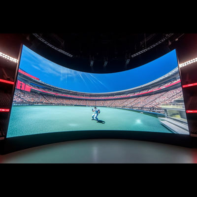 P4.81 / P5 / P6 Affichage d'écran vidéo à LED flexible Écran lumineux élevé