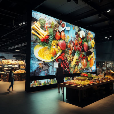 Écran d'affichage LED fixe intérieur brillant Interface d'entrée HDMI / DVI / VGA