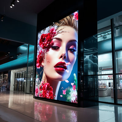 Affichage LED intérieur de 320*160 mm avec débit de balayage de 1/64S et armoire en aluminium à moulage sous pression