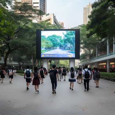 Écran LED extérieur à couleur complète, économique, imperméable à l'eau P3.91 500*1000*90 mm
