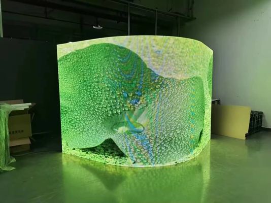 Affichage à LED incurvé Taille d'écran personnalisée pour les environnements à température extrême