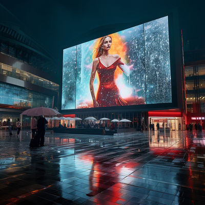Pixel Pitch 8MM Écran LED résistant à l'eau extérieur à pleine profondeur de couleur Écran avec SMD 3535 pour scène