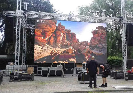 Écrans LED de location légers avec 2,976 mm de pixels et HUB75