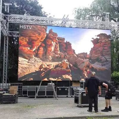 Affichage extérieur à LED P4.81 à couleur complète avec boîtier en aluminium certifié CE FCC