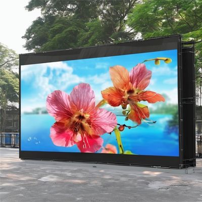 Affichage à LED fixe P 3.91 à couleur complète sans couture avec un design élégant et léger