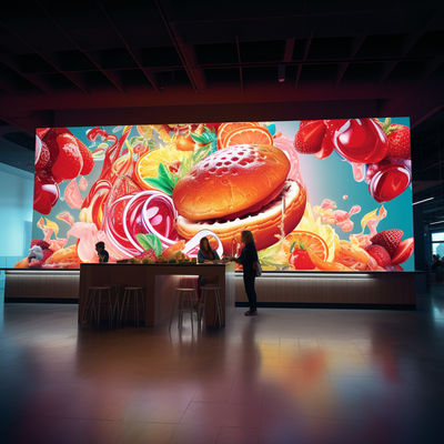 Affichage à LED fixe à l'intérieur avec entrée HDMI/DVI/VGA