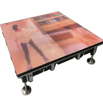 Paroi de tuiles RGB numériques interactives pour le jeu de danse Scène vidéo Plancher de danse Stand Led Panneaux muraux Écran tactile