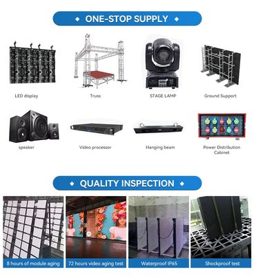 Outdoor LED Display Screen P6.67 960*960mm Aluminum Cabinet with 256*128/256*256 Dot Resolution and 100000 Hours Lifespan