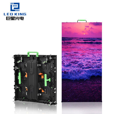 Écran LED de location extérieur P3.91 durable avec contraste élevé et système d'angle réglable pour les productions scéniques