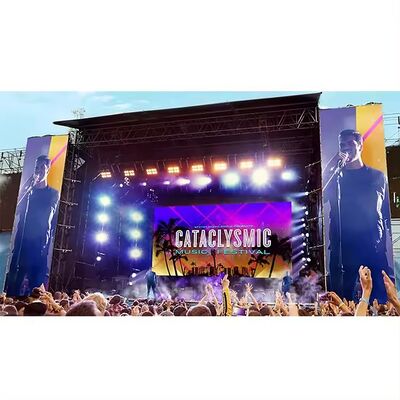 Écran d'affichage LED extérieur étanche IP65 avec pas de pixel P3.91mm et taux de rafraîchissement de 1920Hz-3840Hz