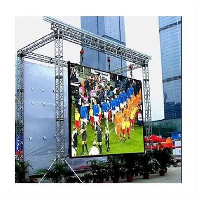 Outdoor P3.91 LED Video Wall with Die-Casting Aluminum Cabinet IP65 Waterproof and 1920Hz-3840Hz Refresh Rate