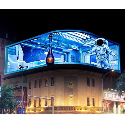 Écran d'affichage LED extérieur à haute luminosité avec IP65 étanche à l'eau 1920Hz-3840Hz taux de rafraîchissement et 100000 heures de durée de vie