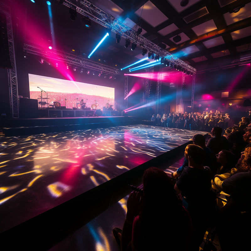P3 - P6 Location de grand écran LED pour scène extérieure Résolution 3840 x 2160