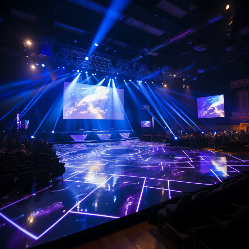 Écran LED à couleur complète sans couture Location 5500nit-8500nit Lumière