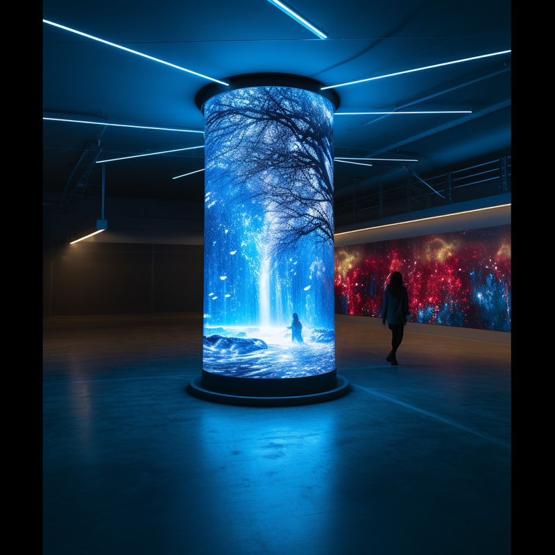 P3 Panneau d'affichage d'écran LED flexible Température de couleur réglable