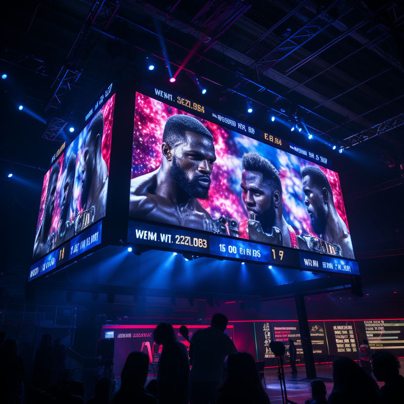 Grand panneau d'affichage LED du stade AC220V / 50Hz 16,7M Couleurs