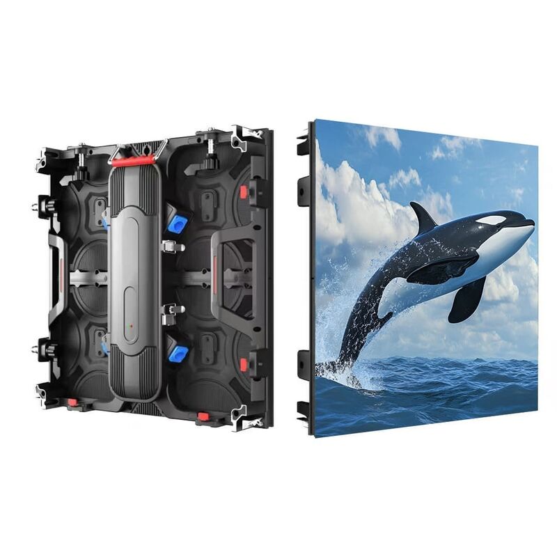 Écran d'affichage à LED intérieur P3.91 Location Panneau de mur vidéo à LED en aluminium 500 mm*500 mm En arrière-plan