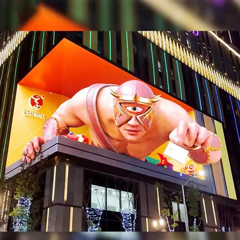 Écran d'affichage LED extérieur à haute luminosité avec IP65 étanche à l'eau 1920Hz-3840Hz taux de rafraîchissement et 100000 heures de durée de vie