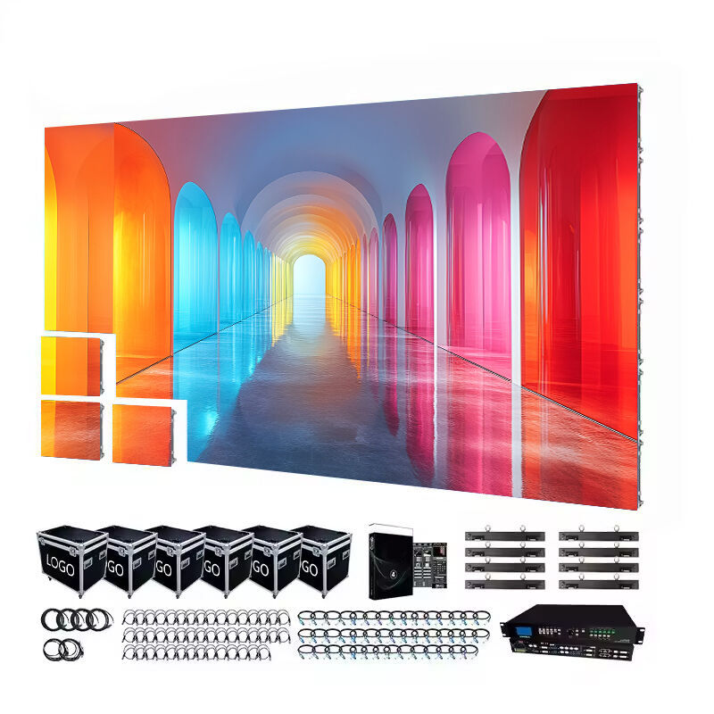 Mur vidéo LED d'extérieur P2.604mm avec étanchéité IP65 et taux de rafraîchissement de 3840-7680Hz pour événements