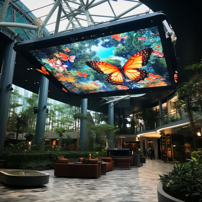 IP65 Panneaux muraux vidéo LED P3 Affichage extérieur à LED transparent FCC