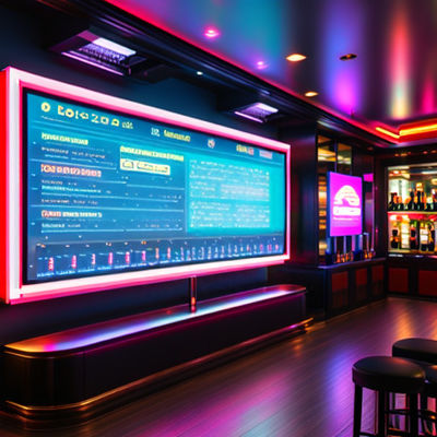 Tableau d'affichage LED intérieur fixe à haute résolution, écran LED de salle de réunion P1.53