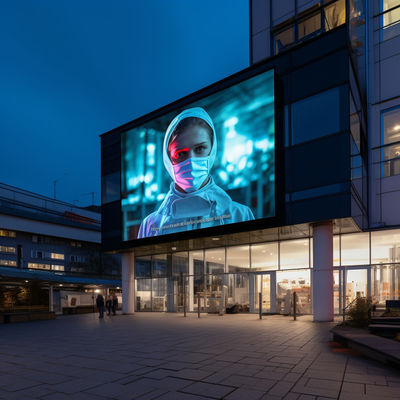 Écran publicitaire extérieur LED P4 personnalisé Grand angle de vision de 160°
