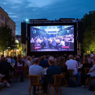 Location d'écran publicitaire LED extérieur commercial haute résolution