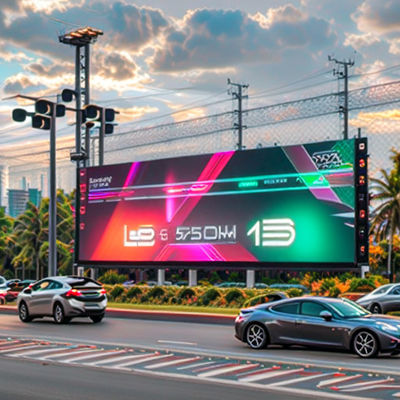 P8 Écran publicitaire extérieur à LED Location 3840 X 2160 Taux de rafraîchissement