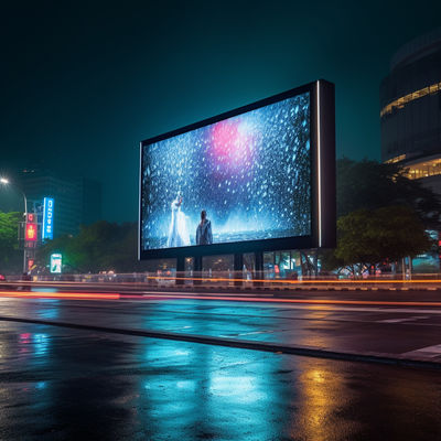 P3 Installation d'un écran LED extérieur imperméable à l'eau et impénétrable