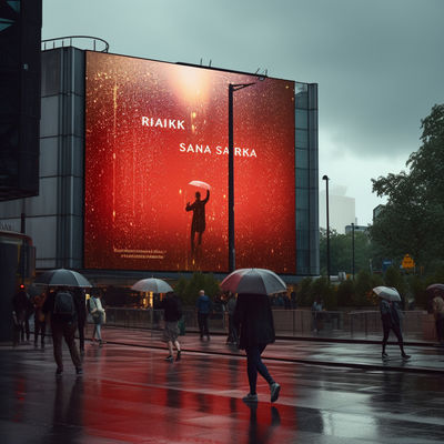 Écran à LED imperméable à l'eau