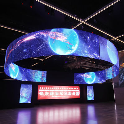 Écran d'affichage LED flexible sans couture intérieur / extérieur 5500nit-8500nit