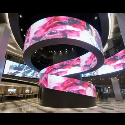 Écran de panneau LED flexible à l'intérieur