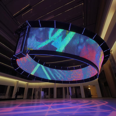 P4.81 Écran LED transparent et flexible Faible entretien
