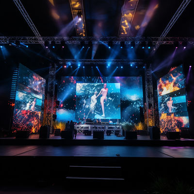P4 / P5 / P6 intérieure paroi vidéo LED haute résolution grand angle de vision