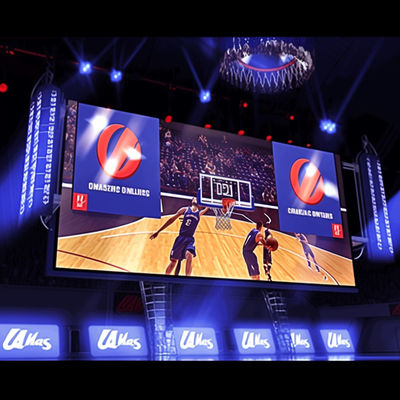 P4.81 Affichage LED de stade de football 6500nits avec angle de vision de 160°