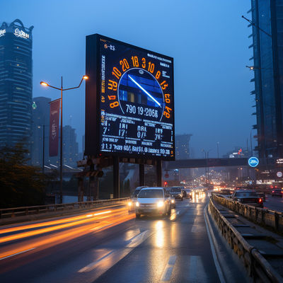 Puissant panneau d'affichage publicitaire LED extérieur IP65 Luminosité ≥7000cd/m2