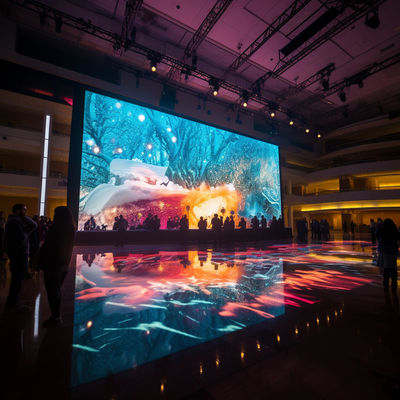 2.5mm 16.7M Affichage LED coloré du stade avec 6500 nits Lumière