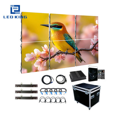 160° Grand angle de vision Écran mural vidéo LED lumineux pour la location d'expositions et d'événements
